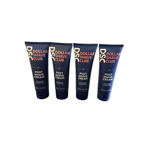 Lot 4 DSC Dollar Shave Club Post Shave Cream Hydration, Sensitive Skin 3.4 fl oz